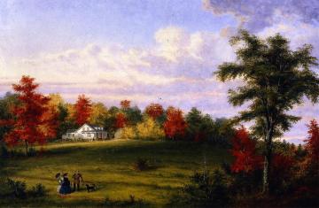 The Country House Of Capt. John Walker, Near Quebec Artwork by Cornelius Krieghoff