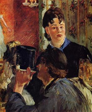 The Waitress Artwork by Edouard Manet