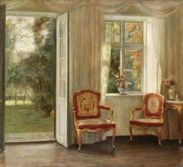 Salon Artwork by Carl Vilhelm Holsoe