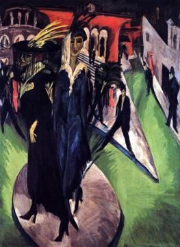 Potsdammer Platz Artwork by Ernst Ludwig Kirchner