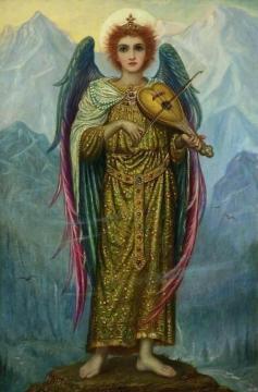 O ye mountains and hills bless ye the Lord Artwork by Edward Arthur Fellowes Prynne