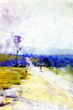 The Australian Road Artwork by Sir Arthur Streeton