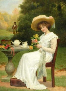 A Rose from a Suitor Artwork by Herbert Blande Sparks