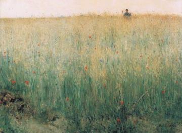 Oat Field, Grez Artwork by Karl Nordstrom