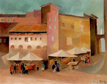 Small Italian Market (Verona) Artwork by Alice Bailly