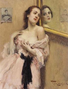 Reflections in Mirror Artwork by Fernand Toussaint