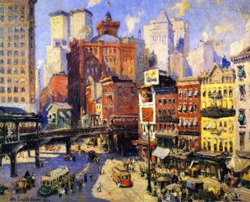 South Ferry, New York Artwork by Colin Campbell Cooper