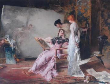 In The Studio Artwork by Conrad Kiesel