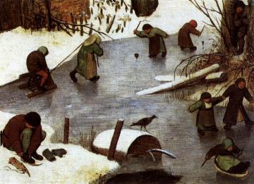 The Census at Bethlehem (detail) Artwork by Pieter Bruegel the Elder