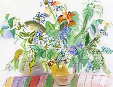 Bouquet Of Flowers Artwork by Raoul Dufy