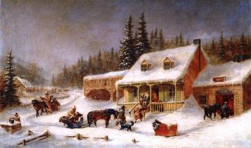 The Blacksmith's Shop Artwork by Cornelius Krieghoff