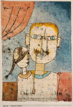 Adam and Little Eve Artwork by Paul Klee