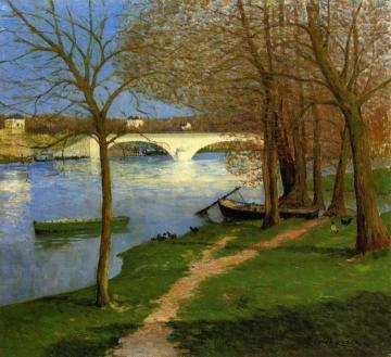 Bridge over the Loire Artwork by Maxime Maufra
