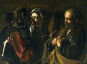 The Denial Of St. Peter Artwork by Caravaggio