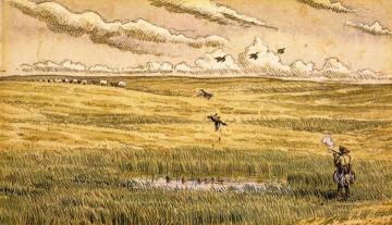 Duck Shooting near Oak Lake, Manitiba Artwork by William George Richardson Hind