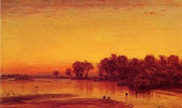The Platte River Artwork by Thomas Worthington Whittredge