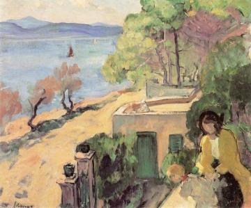 The Sea, View From The Balcony Artwork by Henri Lebasque
