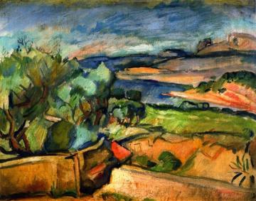 Landscape at Cassis Artwork by Emile-othon Friesz