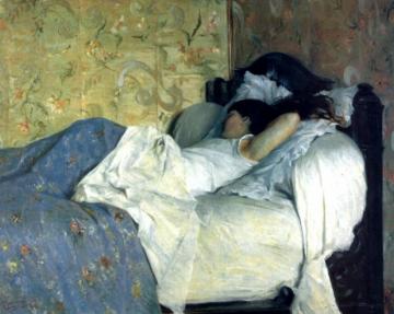 In Bed Artwork by Federico Zandomeneghi