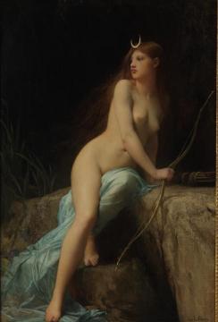 Diana, Chasseresse Artwork by Jules Joseph Lefebvre