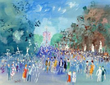 The Champs-elysees Artwork by Jean Dufy