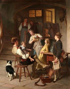 The Happy Family Artwork by Theodore Gerard