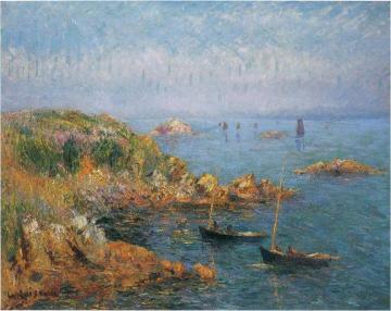 Bay at Douarnenez Artwork by Gustave Loiseau