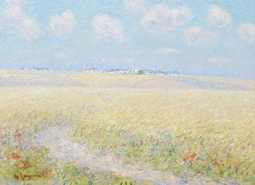 Champ de Ble Artwork by Gustave Loiseau