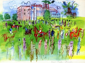 Before The Start, Ascot Artwork by Raoul Dufy