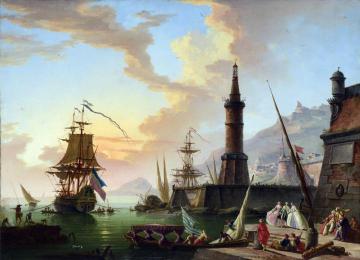 A Seaport Artwork by Claude-Joseph Vernet