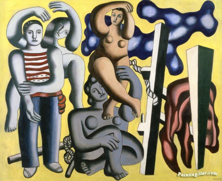 Parrots Artwork by Fernand Léger