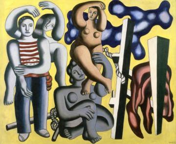 Parrots Artwork by Fernand Léger