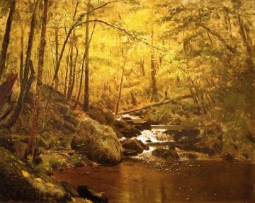 The Running Brook Artwork by John George Brown