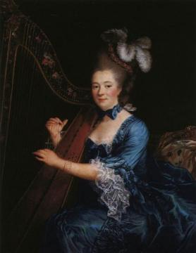Portrait Of Geneviève Rinteau De Verrières Artwork by François-Hubert Drouais