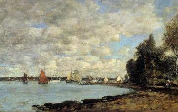 Bay of Plougastel Artwork by Eugène-Louis Boudin