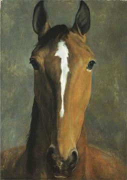 Head Of A Bay Horse Artwork by Jacques-Laurent Agasse