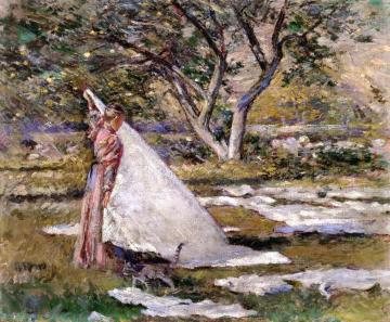 Washing Day Artwork by Theodore Robinson