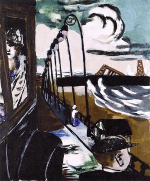 Beach Promenade In Scheveningen Artwork by Max Beckmann