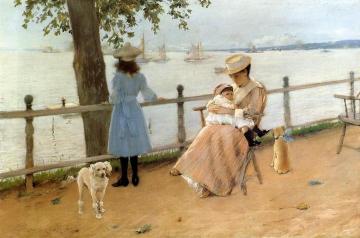 Afternoon by the Sea Artwork by William Merritt Chase
