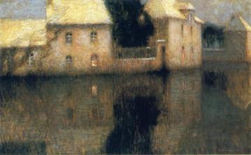 The Mill at Twilight Artwork by Henri Le Sidaner