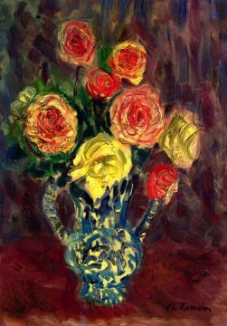 Vase of Flowers Artwork by Charles Camoin