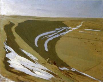 Snow In The Horseshoe Artwork by Sir William Nicholson