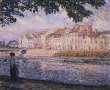 Walk by the River Artwork by Henri Lebasque