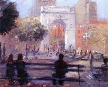 Washington Square Park, New York Artwork by Everett Shinn