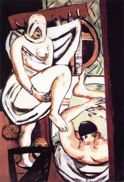 The Bath Artwork by Max Beckmann
