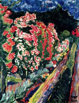 The Garden Edge Artwork by Hermann Max Pechstein