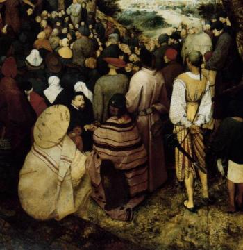 The Sermon of St John the Baptist (detail) Artwork by Pieter Bruegel the Elder