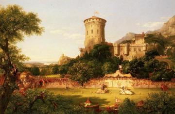 The Past Artwork by Thomas Cole