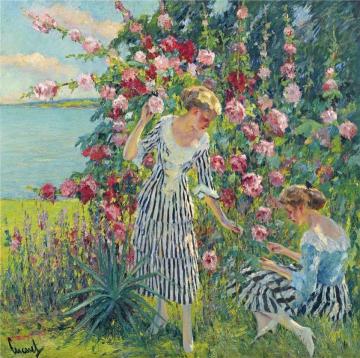 Summer Flowers Artwork by Edward Cucuel