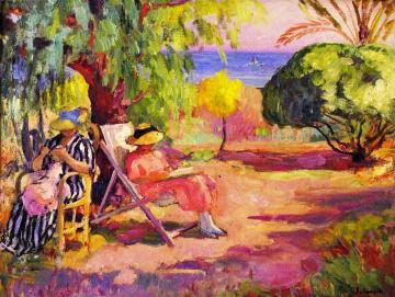 Women Sewing Artwork by Henri Lebasque